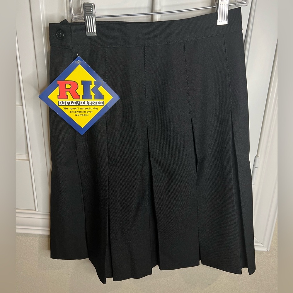 Black uniform skirt